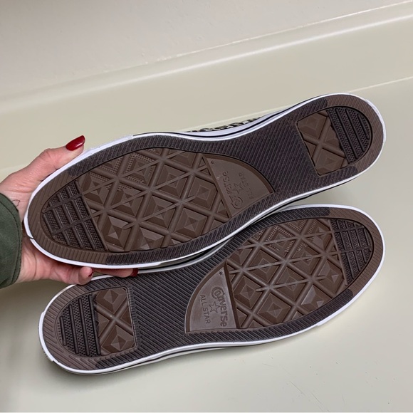 Converse Chuck All Star Animal Print LowTop Sneaker White Leopard M 10 W 12 NWOT - Picture 5 of 10